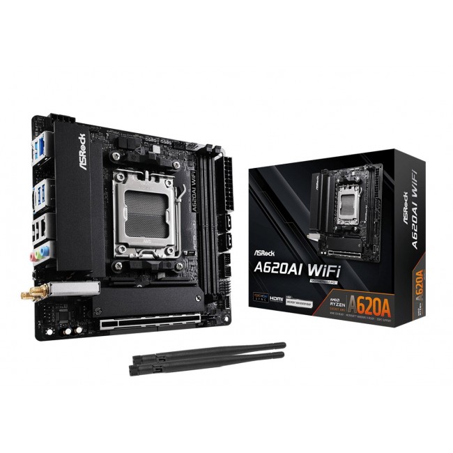 Asrock A620AI WiFi AMD A620A Socket AM5 mini ITX Asrock A620AI WiFi AMD A620A Socket AM5 mini ITX