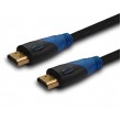 Savio CL-48 HDMI cable 2 m HDMI Type A (Standard) Black,Blue
