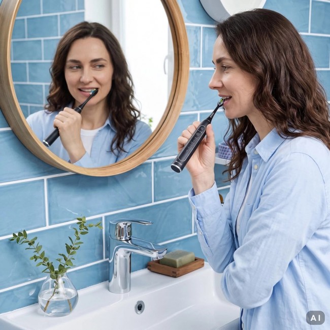 Sonic toothbrush ORO SONIC NEXT PRO BLACK OROMED