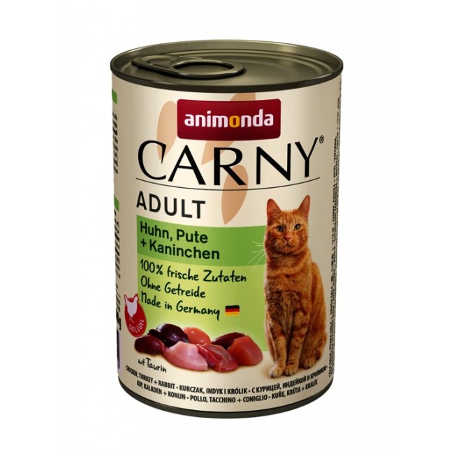 ANIMONDA Carny Adult Chicken, turkey, rabbit - wet cat food - 400g