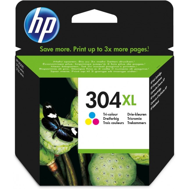 HP 304XL Tri-color Original Ink Cartridge HP 304XL Tri-color Original Ink Cartridge