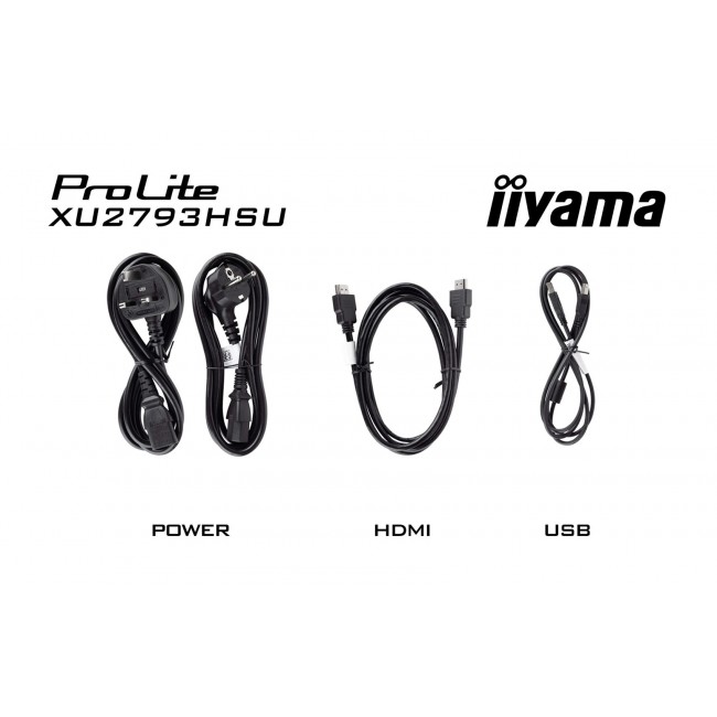 iiyama ProLite 27 IPS technology panel with USB hub and 100Hz refresh rate