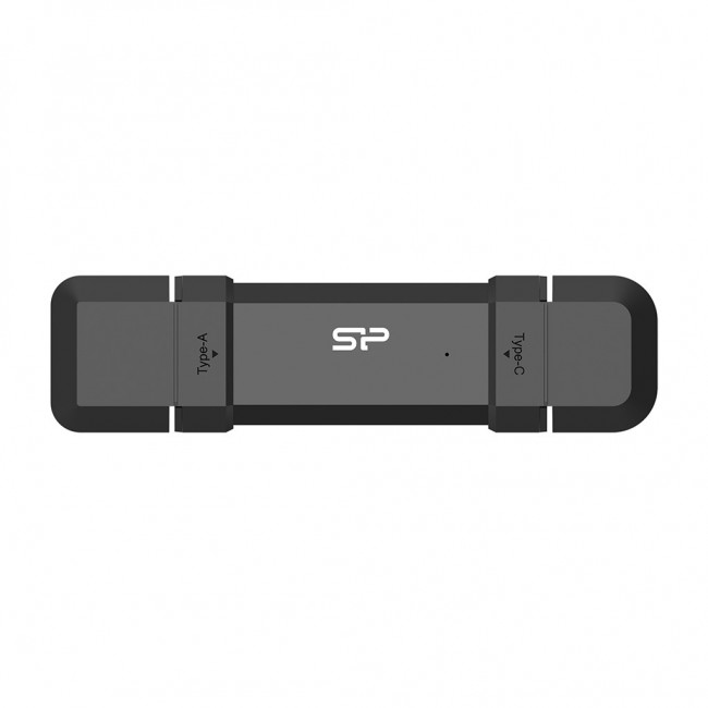 Silicon Power DS72 USB flash drive 250 GB USB Type-A / USB Type-C 3.2 Gen 2 (3.1 Gen 2) Black