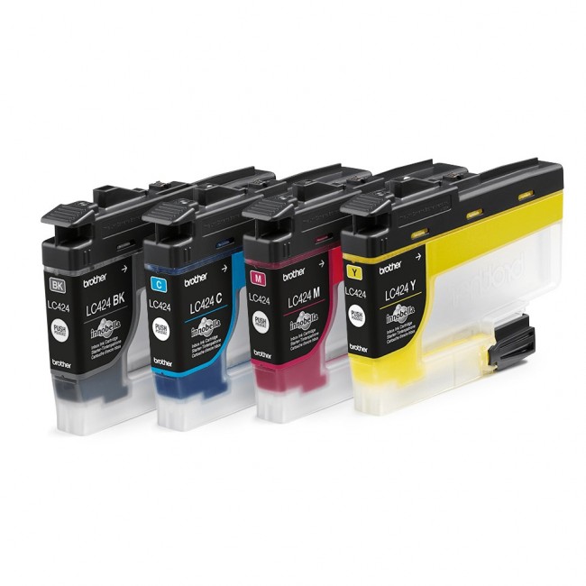 Brother LC424VAL ink cartridge 4 pc(s) Original Black, Cyan, Magenta, Yellow Brother LC424VAL ink cartridge 4 pc(s) Original Black, Cyan, Magenta, Yellow