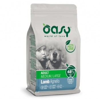 OASY One Animal Protein Adult Medium/Large Lamb - dry dog food - 10kg