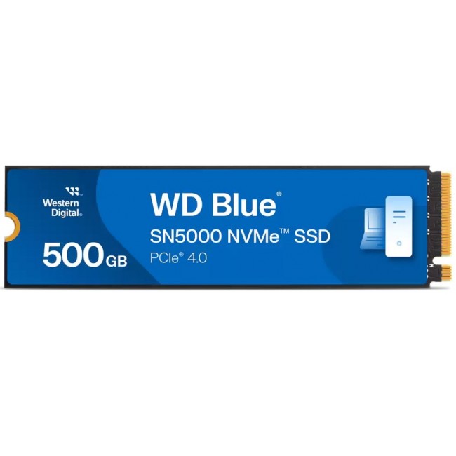 Western Digital Blue SN5000 500 GB M.2 PCI Express 4.0 NVMe 3D TLC NAND Western Digital Blue SN5000 500 GB M.2 PCI Express 4.0 NVMe 3D TLC NAND