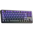 AULA Gasket F87 Pro Keyboard Black Purple GrayWoodV4 RGB