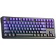 AULA Gasket F87 Pro Keyboard Black Purple GrayWoodV4 RGB