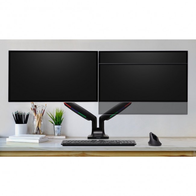 Kensington SmartFit One-Touch Height-Adjustable Dual Monitor Arm Kensington SmartFit One-Touch Height-Adjustable Dual Monitor Arm