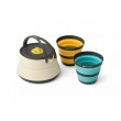 SEA TO SUMMIT Frontier UL ultra-light folding kettle set for 2 persons/3 items