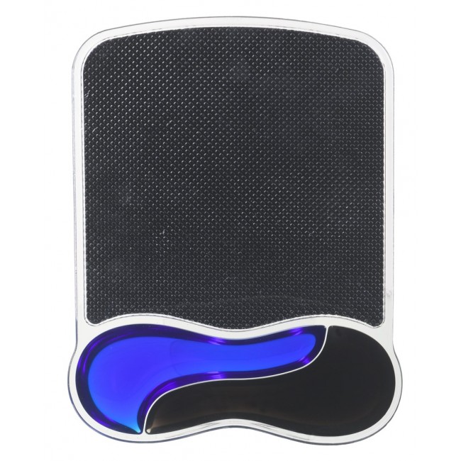 Kensington Duo Gel Mouse Pad with Integrated Wrist Support - Blue/Smoke Kensington Duo Gel Mouse Pad with Integrated Wrist Support - Blue/Smoke