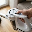 Adler AD 7036W stick vacuum/electric broom 2-in-1 stick vacuum AC Dry Bagless 1.5 L Black, White
