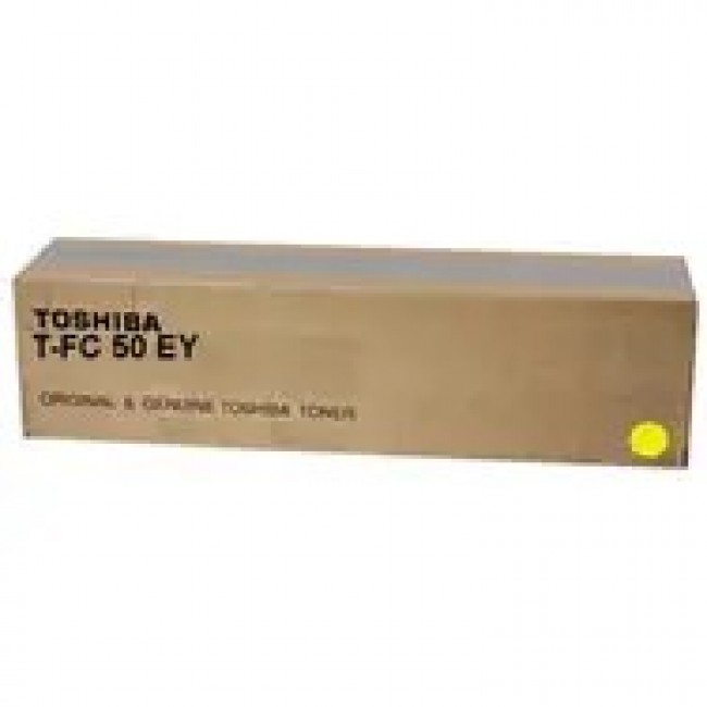 Toshiba T-FC50EY toner cartridge 1 pc(s) Original Yellow