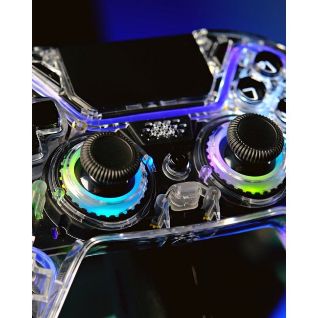 Deltaco Gaming GAM-169-T Gaming Controller Transparent Bluetooth/USB Gamepad Android, Nintendo Switch, PC, PlayStation 4, iOS Deltaco Gaming GAM-169-T Gaming Controller Transparent Bluetooth/USB Gamepad Android, Nintendo Switch, PC, PlayStation 4, iOS