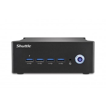 Shuttle Nano PC NT10H5, Intel Core Ultra 5 125H, Intel Arc graphics, 2xHDMI, 2xUSB 4.0 (DP), 2x2.5Gbit LAN, incl. VESA 24/7 permanent operation