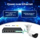 Extralink PoE Switch CERES 8x 100Mb/s PoE/PoE+, 2x RJ45 Uplink 100Mb/s, 96W