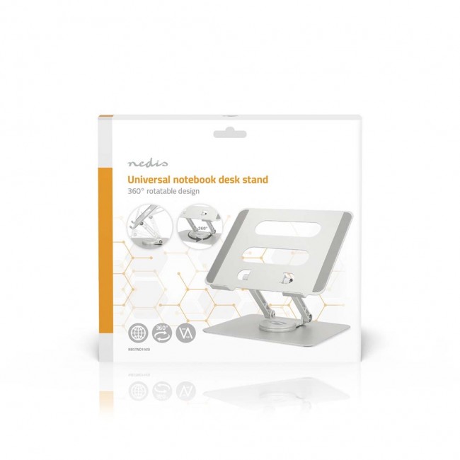 Nedis NBSTND110SI laptop stand Silver 43.2 cm (17 Nedis NBSTND110SI laptop stand Silver 43.2 cm (17
