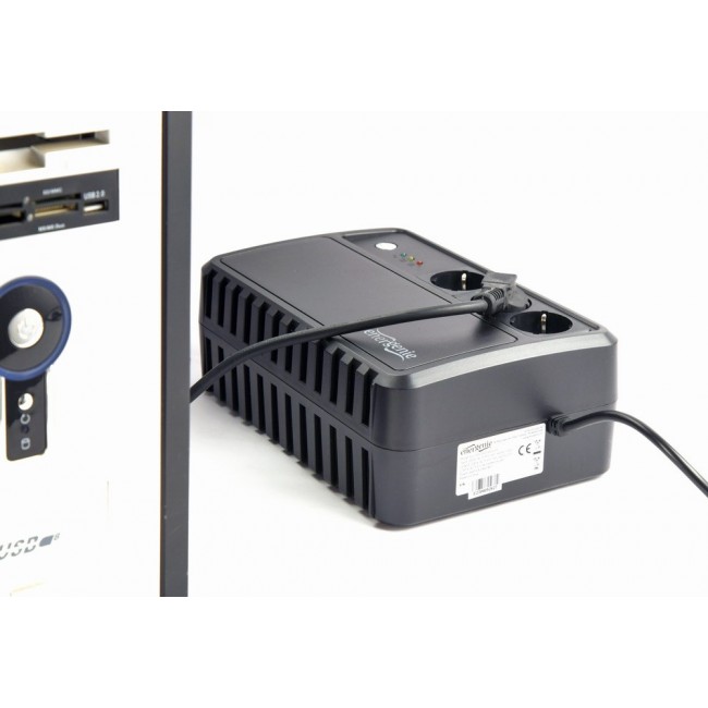 Gembird EG-UPS-3SDT800-01 uninterruptible power supply (UPS) Line-Interactive 0.8 kVA 480 W 3 AC outlet(s) Gembird EG-UPS-3SDT800-01 uninterruptible power supply (UPS) Line-Interactive 0.8 kVA 480 W 3 AC outlet(s)