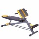 HMS Fitness LSR8311 Flat weight training bench Adjustable seat Home Black, Yellow HMS Fitness LSR8311 Flat weight training bench Adjustable seat Home Black, Yellow