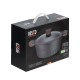 Resto Kitchenware Capella 2.6 L Round Black, Wood