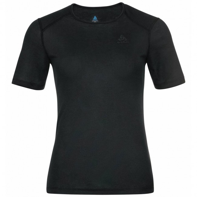 Odlo BL TOP crew neck s/s ACTIVE WARM ECO women's T-shirt, size S, black Odlo BL TOP crew neck s/s ACTIVE WARM ECO women's T-shirt, size S, black