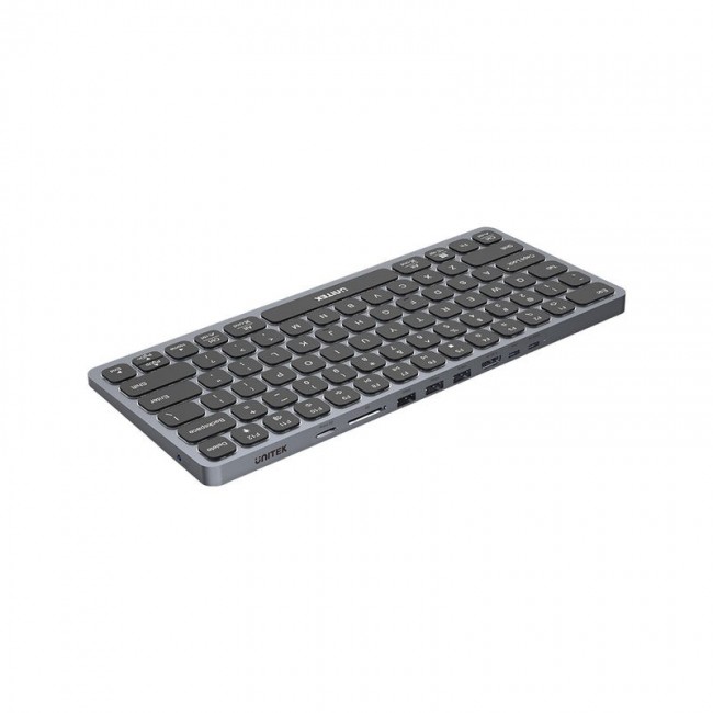 UNITEK D1092A keyboard USB US International Grey UNITEK D1092A keyboard USB US International Grey