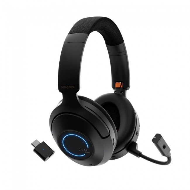 Creative Labs Zen Hybrid Pro Classic Headset Wireless Head-band Gaming USB Type-C Bluetooth Black