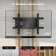 ONKRON Tilting and swiveling TV bracket for 40