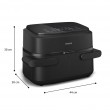 Philips 1000 series NA150/00 fryer Double 7 L Stand-alone 2450 W Hot air fryer Black Philips 1000 series NA150/00 fryer Double 7 L Stand-alone 2450 W Hot air fryer Black