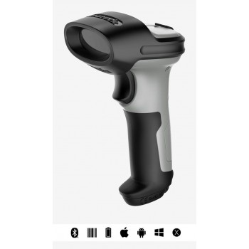 Inateck BCST-70 Handheld bar code reader 1D Laser Black, Grey