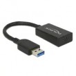 DeLOCK 65698 USB cable USB 3.2 Gen 2 (3.1 Gen 2) 0.15 m USB A USB C 10 Gbit/s Black