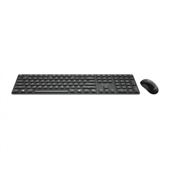 MSI FORGE K210 WIRELESS COMBO keyboard Mouse included Home/Office USB Black