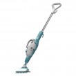 Black & Decker BHSM166DSM steam cleaner Steam mop 0.5 L 1600 W Aqua colour, White