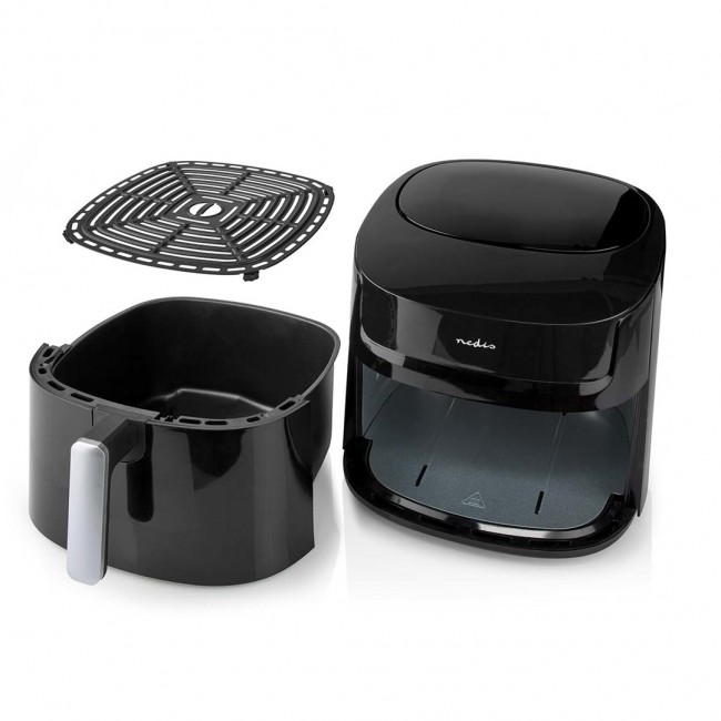 Nedis KAAF170BK fryer Single 7.2 L Stand-alone 1800 W Hot air fryer Black
