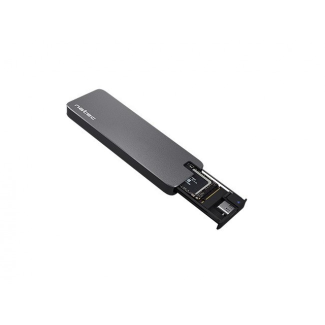 NATEC SSD ENCLOSURE RHINO M.2 NVME ALUMINIUM