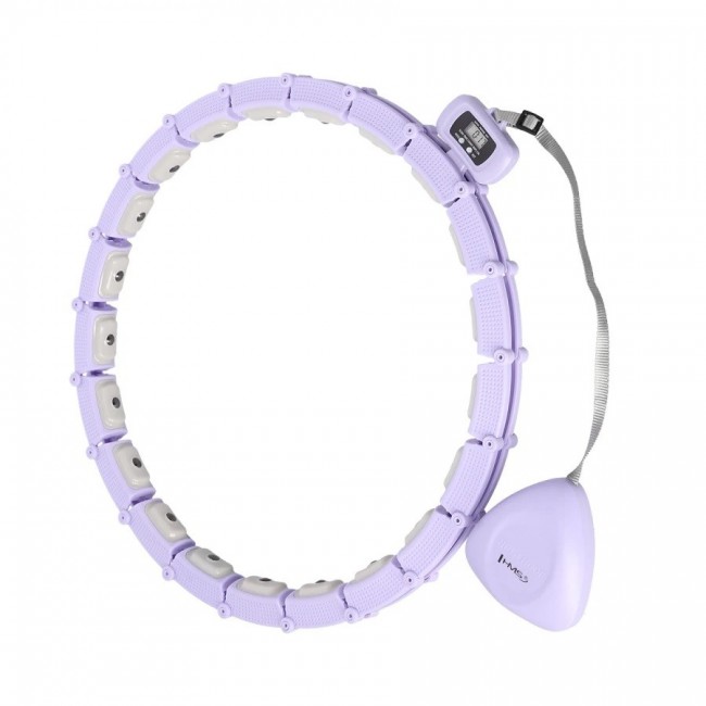 Hula hop with magnets, weight and counter HMS HHM14 purple Hula hop with magnets, weight and counter HMS HHM14 purple