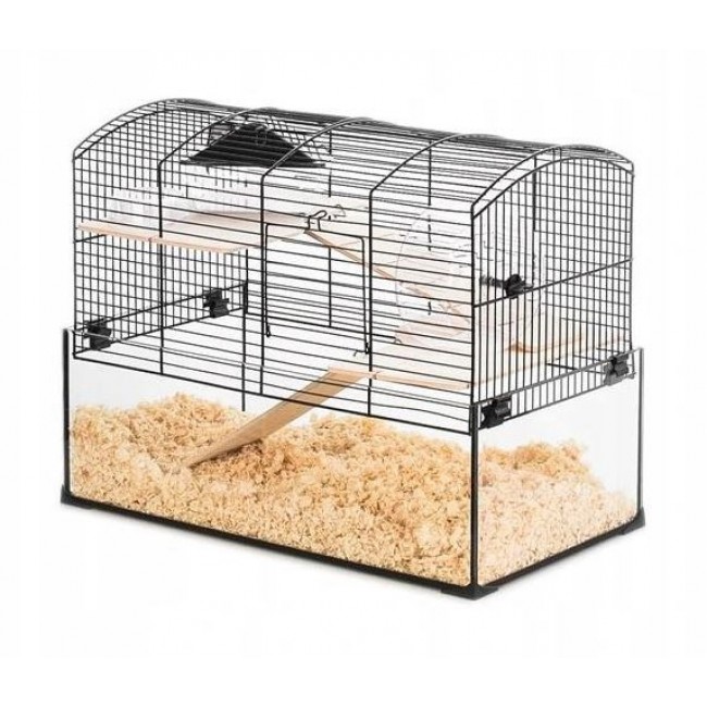 ZOLUX Cage Neo Panas Little with glass cuvette, black ZOLUX Cage Neo Panas Little with glass cuvette, black