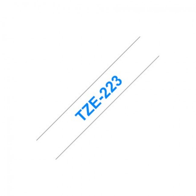 Brother TZE-Schriftbandkassette TZESchriftbandkassette TZe-223 TZe223 White Blue (TZE223)