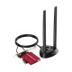 Cudy WE9300S network card Internal WLAN / Bluetooth 5765 Mbit/s Cudy WE9300S network card Internal WLAN / Bluetooth 5765 Mbit/s