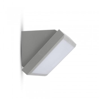 LED wall luminaire V-TAC VT-8055-N oblique 20W IP65 3000K 2050lm (SKU 218236) Grey