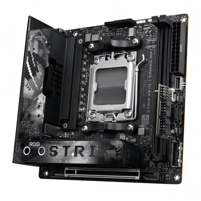 ASUS ROG STRIX X870-I GAMING WIFI AMD X870 socket AM5 mini ITX motherboard ASUS ROG STRIX X870-I GAMING WIFI AMD X870 socket AM5 mini ITX motherboard