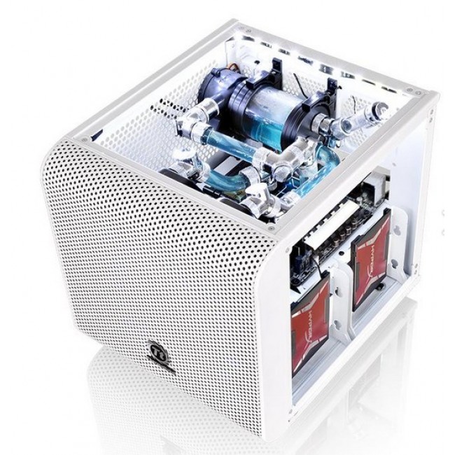 Thermaltake Core V1 Snow Edition Cube White Thermaltake Core V1 Snow Edition Cube White