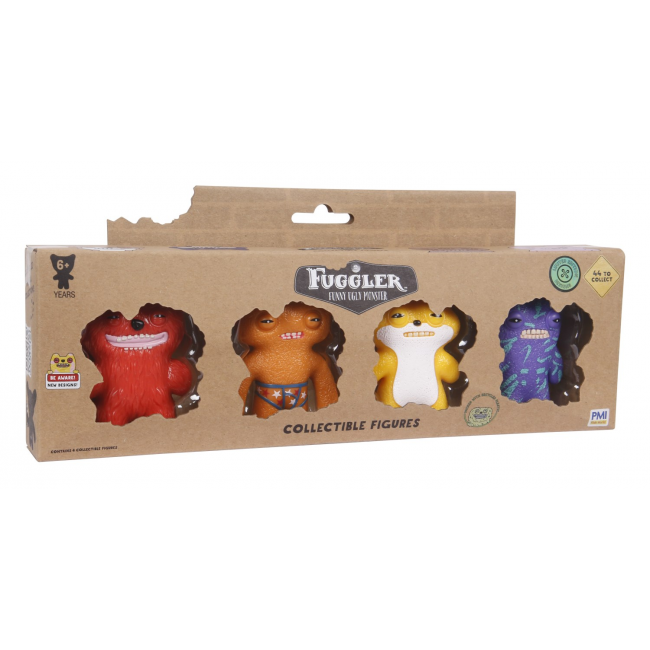 FUGGLER LIMITED EDITION 1.5 COLLECTIBLE FIGURES - 4 PACK VER. C