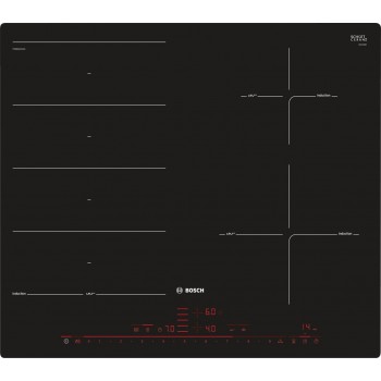 Bosch Serie 8 PXE601DC1E hob Black Built-in Zone induction hob 4 zone(s)