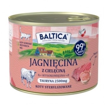 BALTICA Smaki region w Lamb with veal - wet cat food - 185g