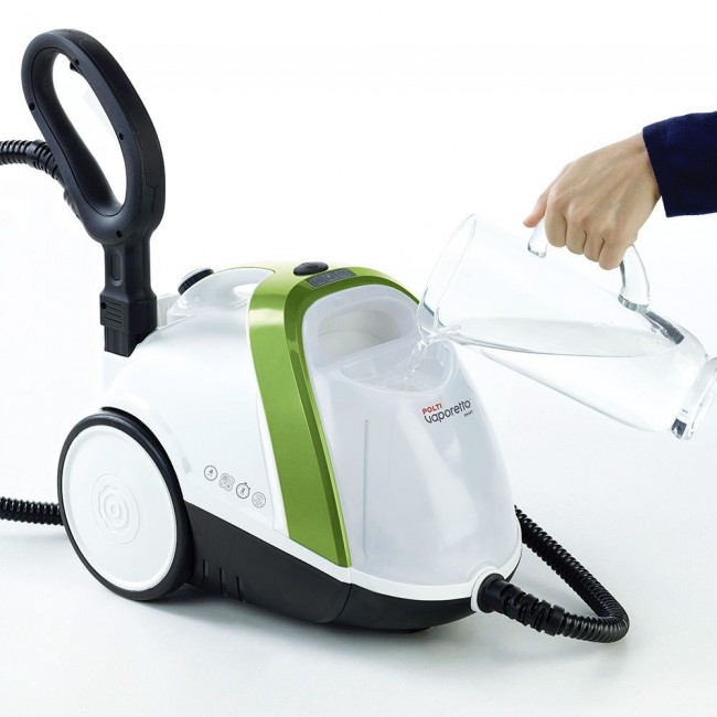 Polti Vaporetto Smart 110 Eco Cylinder steam cleaner 1500 W Black, Green, White