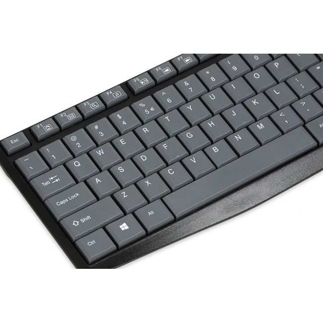iBox IKC2010G keyboard Home USB QWERTY English Grey, Black