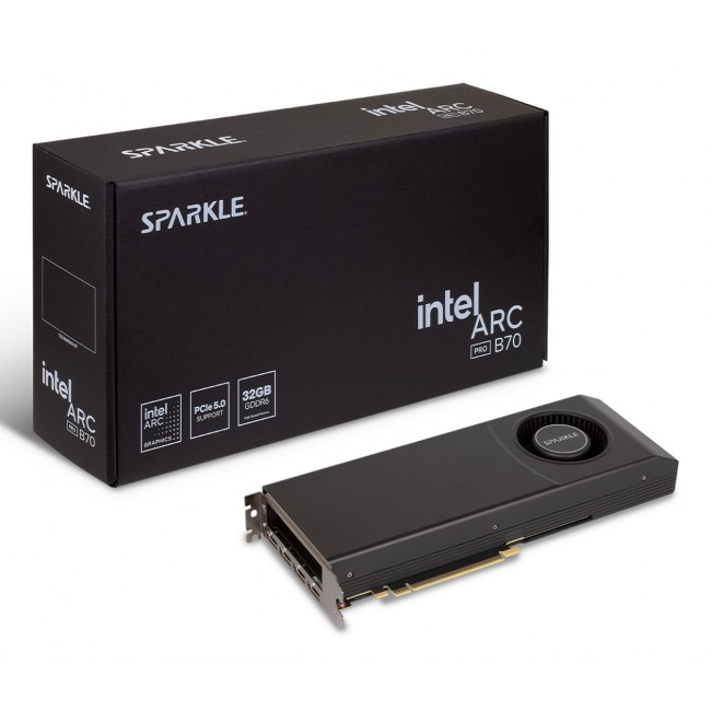 Sparkle Technology Arc Pro B70 Blower Intel 32 GB GDDR6 Sparkle Technology Arc Pro B70 Blower Intel 32 GB GDDR6