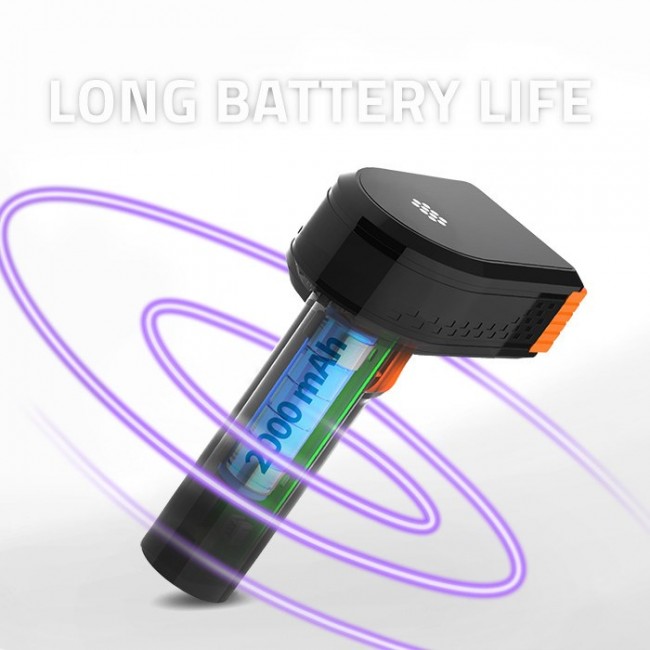 Qoltec 50878 Wireless barcode reader and QR code scanner | 1D 2D | 2.4G | + docking station