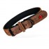 ZOLUX Komfort Leather, brown color dog collar 30 cm
